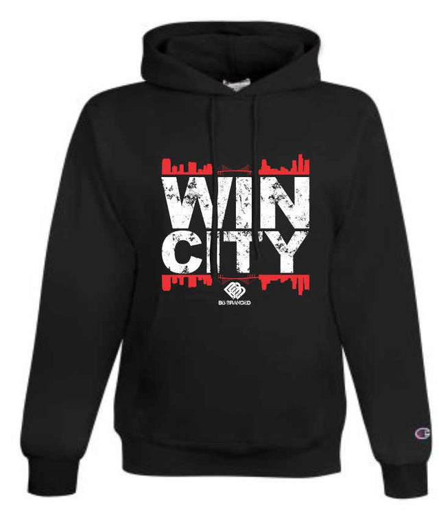 Wincity X Champion "SKYLINE" Black Hoodie